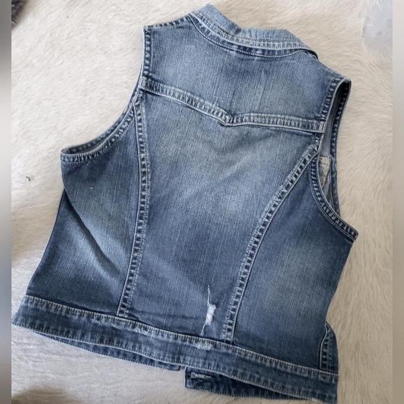 SILVER JEANS denim vest - Picture 3 of 7